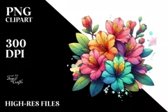 Vibrant Azalea Stained , Transparent PNG Product Image 1