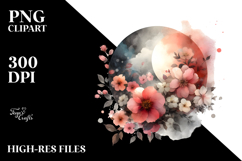 Grungy Flower of Spring Flowers, Transparent PNG Product Image 2