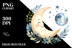 Simple Half Moon PNG Product Image 2