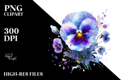 Pansy with -Like Material, High-Quality PNG Product Image 2