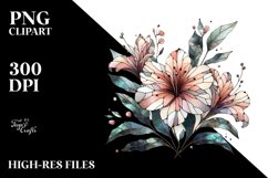 Colorful Azalea Stained Clipart Product Image 3