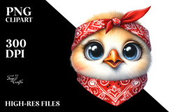 Funny Chick Portrait Clipart Product Image 2