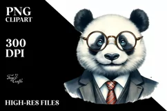 a Detailed Watercolor Panda Portrait Product Image 3