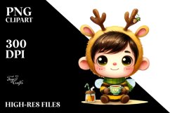 Enthusiastic Bee PNG Product Image 1