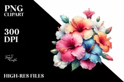 Colorful Detailed Hibiscus Bouquet Product Image 3