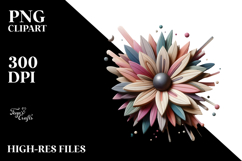 Stained Daisy PNG Product Image 2