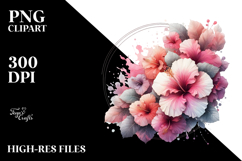 Hibiscus Flower Material PNG Product Image 2