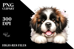 Creative Baby Saint Bernard PNG Product Image 2
