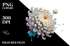 Chrysanthemum Floral Artwork Product Image 2