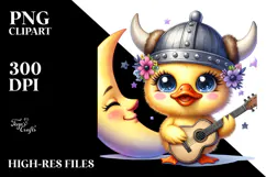 Vibrant Smiling Cute Baby Duck PNG Product Image 2