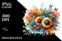 Pastel Sunflower PNG Product Image 2