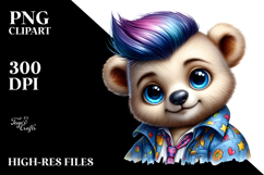 Expressive Bear PNG Product Image 2