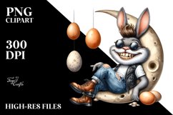 Goofy Bunny with Sunglasses PNG Product Image 2