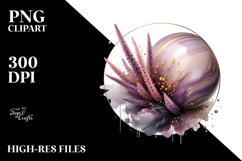 Abstract Glossy Heather Made of , PNG Product Image 2