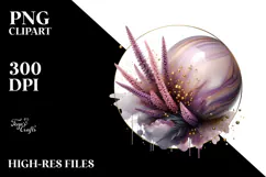 Abstract Glossy Heather Made of , PNG Product Image 2