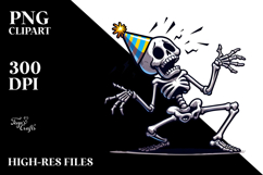 Silly Skeletton Dancing, PNG Product Image 2