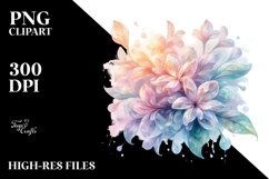 Abstract Pastel Shiny Jasmine, PNG Product Image 3