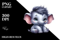 Cool Elephant PNG Product Image 2