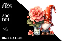 Lovely Begonia in PNG Product Image 2