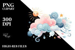 Simple Cloud PNG Product Image 2