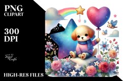 Dog Star Watercolor PNG Product Image 2
