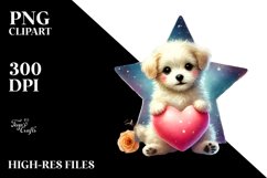 Dog Star Watercolor PNG Product Image 2