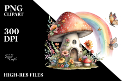 Fruit Rainbow Fairy House Illustration Product Image 2