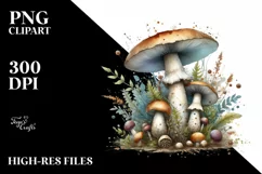 Detailed Magical Mushroom, Transparent PNG Product Image 3