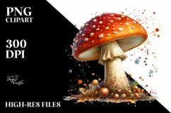 Detailed Magical Mushroom, Transparent PNG Product Image 3