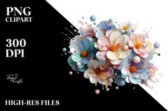 Glossy Impatiens Made of Material PNG Product Image 3