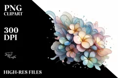 Glossy Impatiens Made of Material PNG Product Image 3