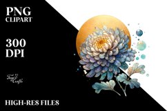Stained Chrysanthemum Lily | Clipart Product Image 1