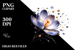 Abstract Crocus Material PNG Product Image 2