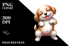 Funny Puppy Clipart for Summer Product Image 2