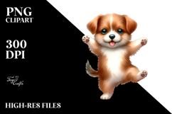 Funny Puppy Dancing Clipart Product Image 2