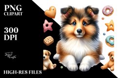 Funny Baby Collie Clipart Product Image 3