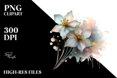 Abstract Narcissus, Colorful PNG Product Image 2