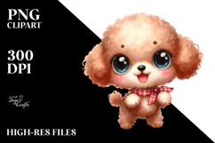 Happy Baby Bichpoo PNG Product Image 2
