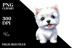 West Highland White Terrier PNG Product Image 2