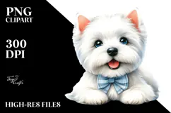 West Highland White Terrier PNG Product Image 2