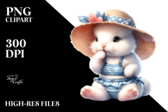 Baby Bunny Beachwear PNG Product Image 2