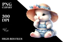 Baby Bunny Beachwear PNG Product Image 2