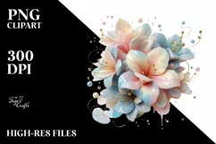 Glossy Azalea Made of Material PNG Product Image 3