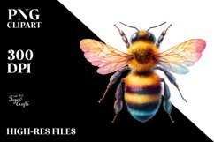 Colorful Baby Bee Splash | Clipart Product Image 1