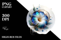 Abstract Morning Glory Material PNG Product Image 2