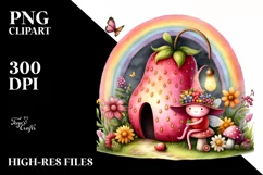 Colorful Fairy Rainbow | Sublimation, Clipart Product Image 3