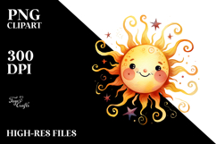 Whimsical Sun PNG Product Image 2
