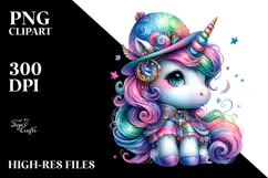 Cute Baby Unicorn PNG Product Image 2
