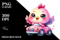 Colorful Baby Chicken PNG Product Image 2