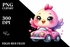 Colorful Baby Chicken PNG Product Image 2